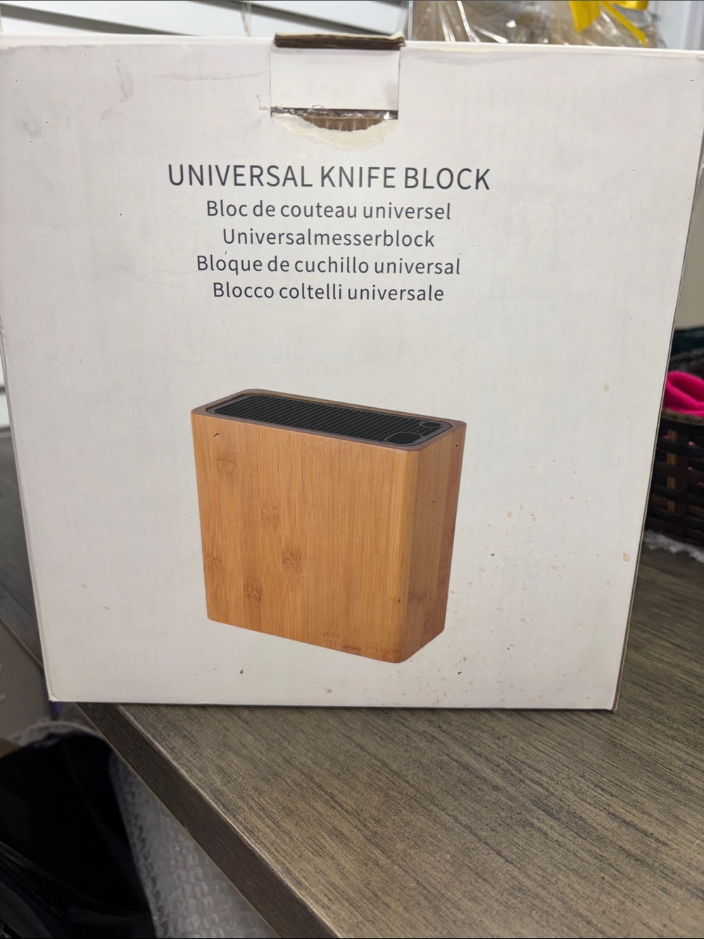 Universal Knife Block - Bamboo Finish